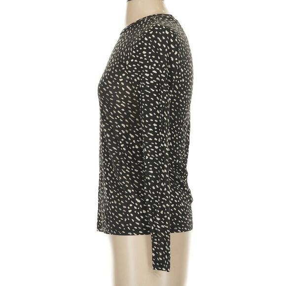 Tory Burch Pima Cotton Tshirt Top XXS & Jeggings SZ 25 Black White Dots Outfit - Picture 4 of 10